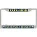 USS Dennis J. Buckley DD-808 License Plate Frame