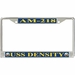 USS Density AM-218 License Plate Frame