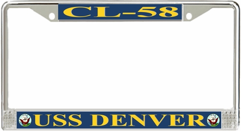 USS Denver CL-58 License Plate Frame