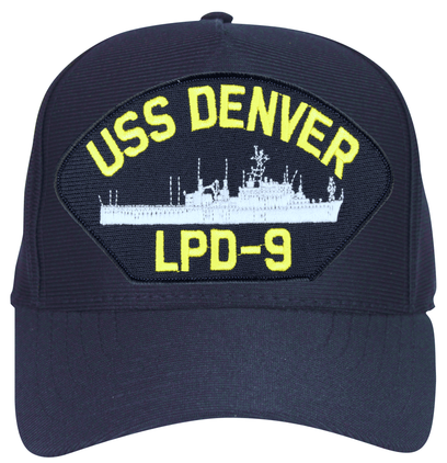USS Denver LPD-9 Ships Ball Cap