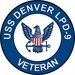USS Denver LPD-9 Veteran Decal Sticker