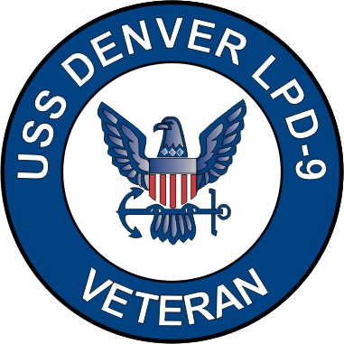 USS Denver LPD-9 Veteran Decal Sticker