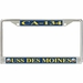 USS Des Moines CA-134 License Plate Frame