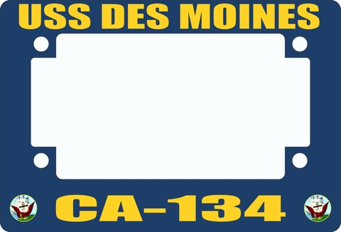 USS Des Moines CA-134 Motorcycle Frame