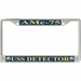 USS Detector AMc-75 License Plate Frame
