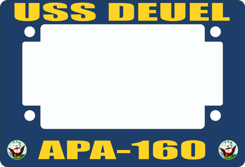 USS Deuel APA-160 Motorcycle Frame