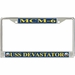 USS Devastator MCM-6 License Plate Frame