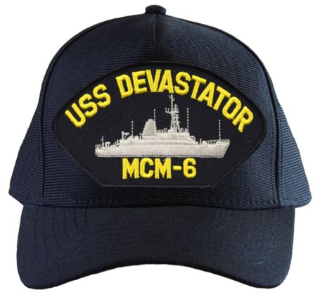 USS Devastator MCM-6 Ship Cap