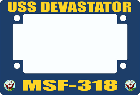 USS Devastator MSF-318 Motorcycle Frame