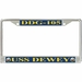 USS Dewey DDG-105 License Plate Frame
