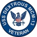 USS Dextrous MCM-13 Veteran Decal Sticker