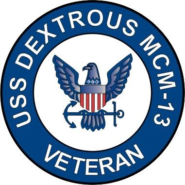 USS Dextrous MCM-13 Veteran Decal Sticker