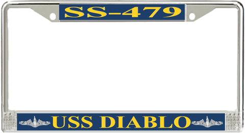 USS Diablo SS-479 License Plate Frame