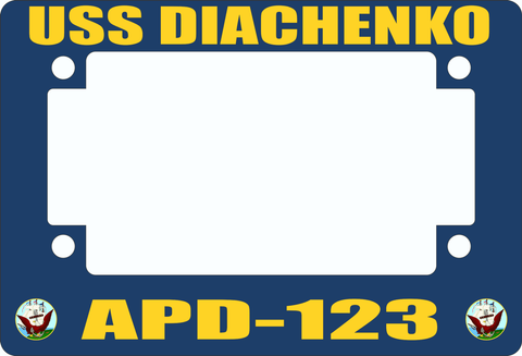 USS Diachenko APD-123 Motorcycle Frame