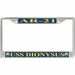 USS Dionysus AR-21 License Plate Frame