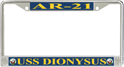 USS Dionysus AR-21 License Plate Frame