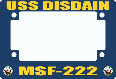 USS Disdain MSF-222 Motorcycle Frame