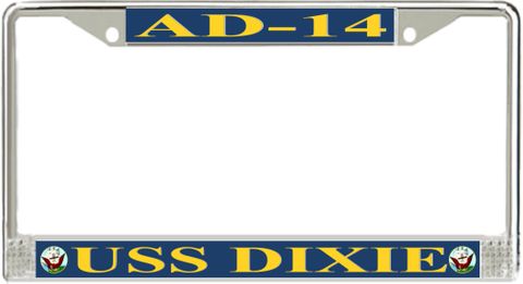 USS Dixie AD-14 License Plate Frame