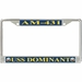 USS Dominant AM-431 License Plate Frame