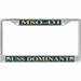 USS Dominant MSO-431 License Plate Frame