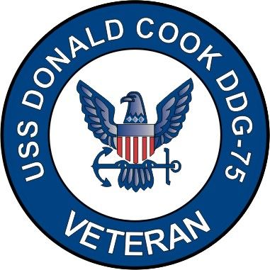 USS Donald Cook DDG-75 Veteran Decal Sticker