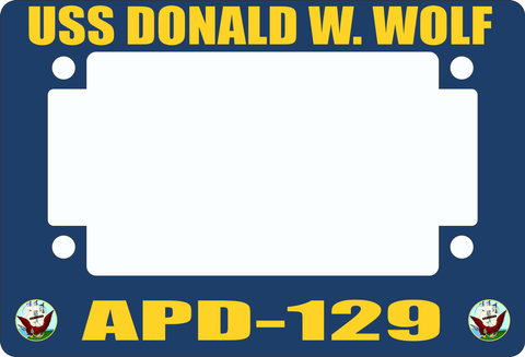 USS Donald W. Wolf APD-129 Motorcycle Frame