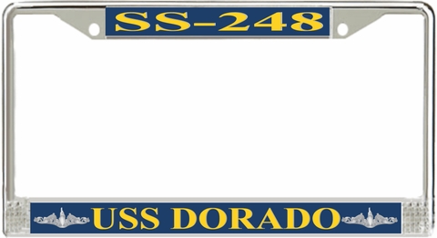 USS Dorado SS-248 License Plate Frame