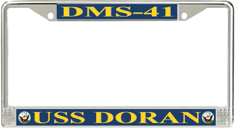 USS Doran DMS-41 License Plate Frame