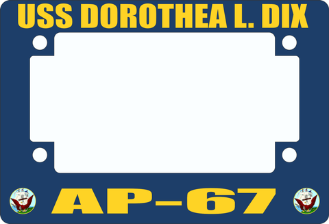 USS Dorothea L. Dix AP-67 Motorcycle Frame