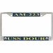 USS Dour AM-223 License Plate Frame