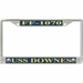 USS Downes FF-1070 License Plate Frame
