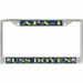 USS Doyen APA-1 License Plate Frame