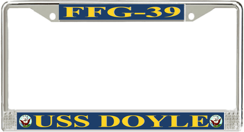 USS Doyle FFG-39 License Plate Frame