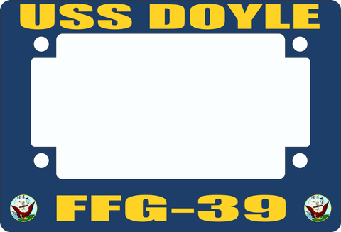 USS Doyle FFG-39 Motorcycle Frame