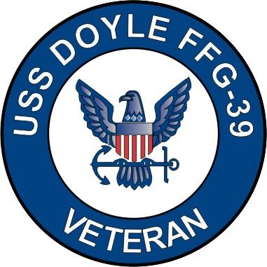 USS Doyle FFG-39 Veteran Decal Sticker