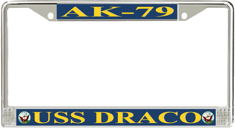 USS Draco AK-79 License Plate Frame