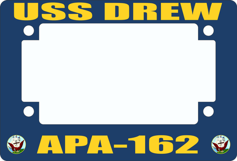 USS Drew APA-162 Motorcycle Frame