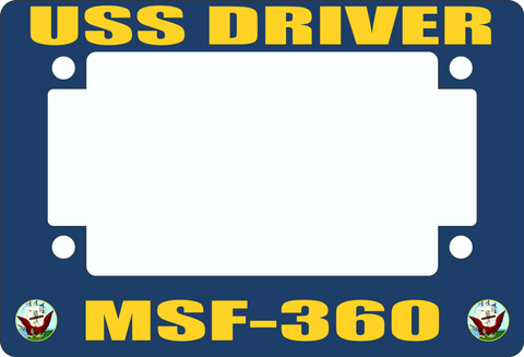 USS Driver MSF-360 Motorcycle Frame