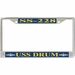 USS Drum SS-228 License Plate Frame