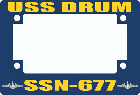USS Drum SSN-677 Motorcycle Frame