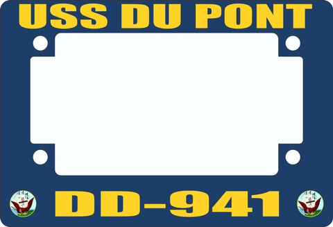 USS Du Pont DD-941 Motorcycle Frame