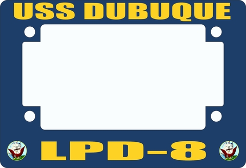 USS Dubuque LPD-8 Motorcycle Frame