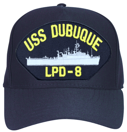 USS Dubuque LPD-8 Ships Ball Cap