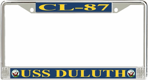 USS Duluth CL-87 License Plate Frame