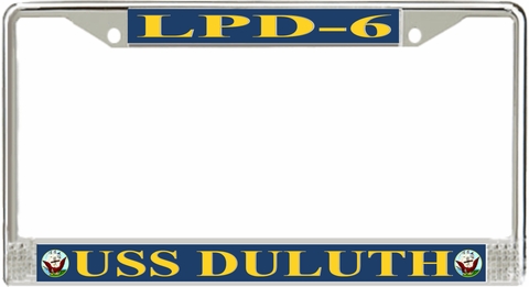 USS Duluth LPD-6 License Plate Frame