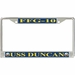 USS Duncan FFG-10 License Plate Frame