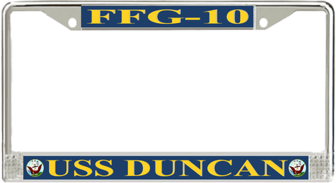 USS Duncan FFG-10 License Plate Frame