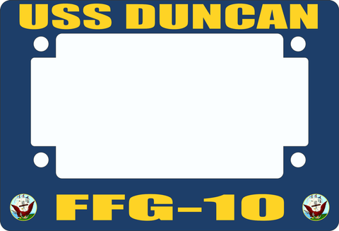 USS Duncan FFG-10 Motorcycle Frame