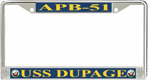 USS DuPage APB-51 License Plate Frame