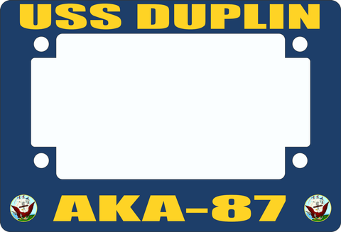 USS Duplin AKA-87 Motorcycle Frame